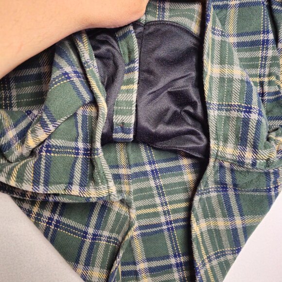 Woolrich Green and Beige Plaid Flannel Shirt - Picture 4 of 10